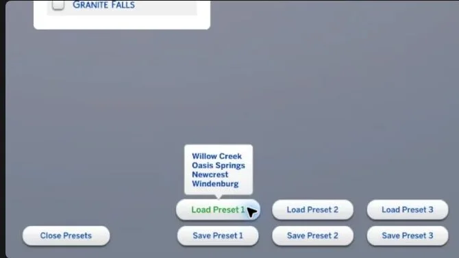 World Presets