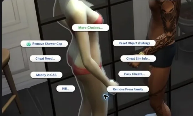 Shower Cap Sims 4