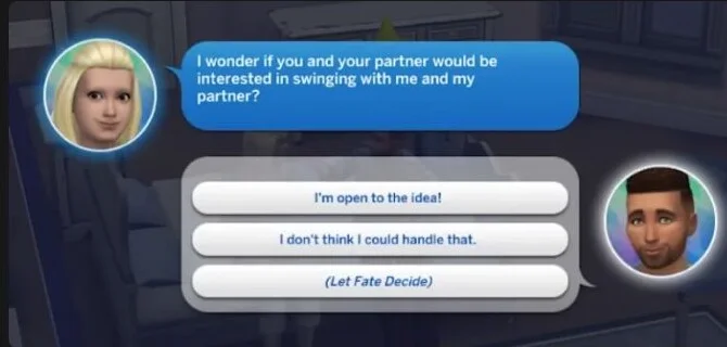 Sims 4 woohoo options