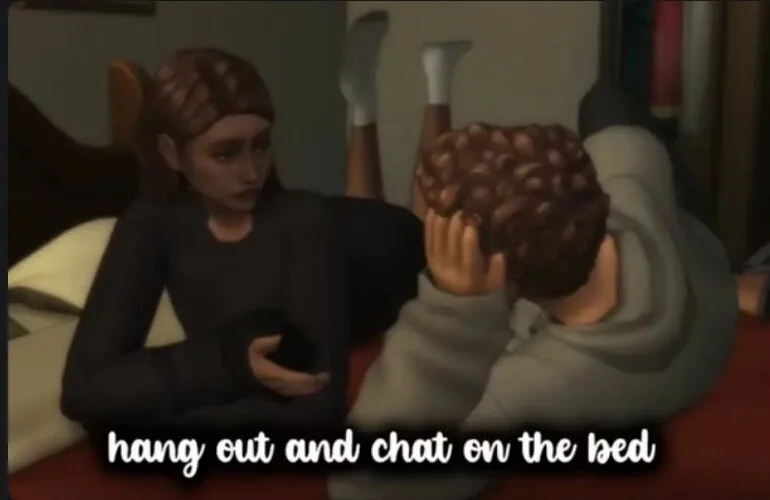 Hang Out and Chat on the Bed