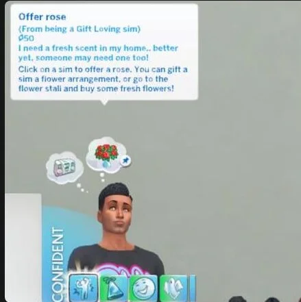 Offer rose Sims 4