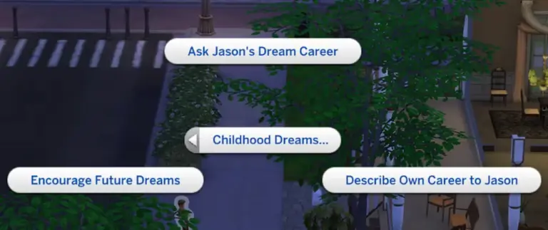 Childhood Dreams: игровой скриншот 2 для Симс 4