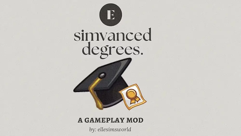 Мод на университет для Симс 4 — Simvanced Degrees: Graduate School