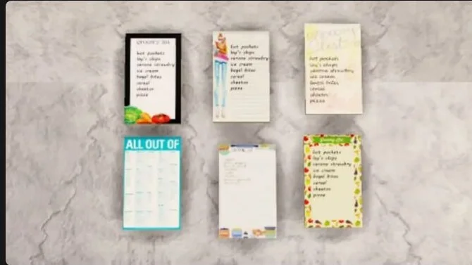 My Grocery Shopping List Mod