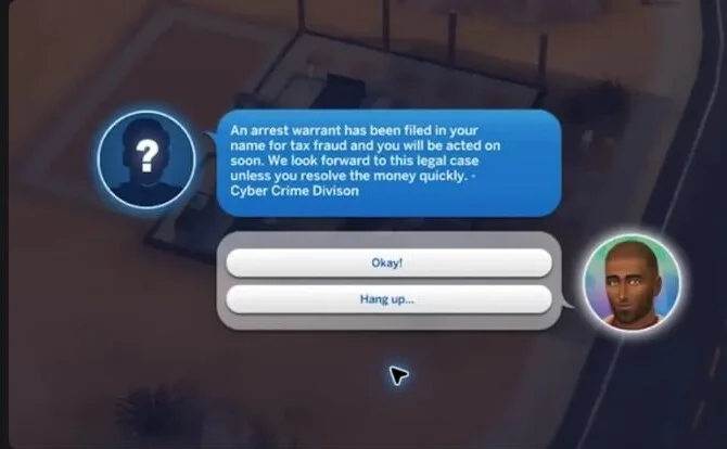Random Calls in Sims 4