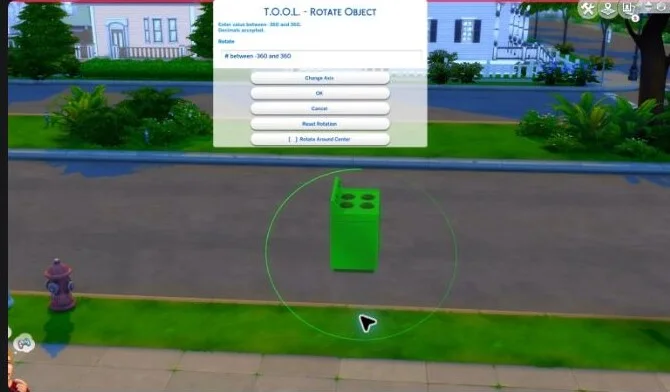 Tool rotate objects